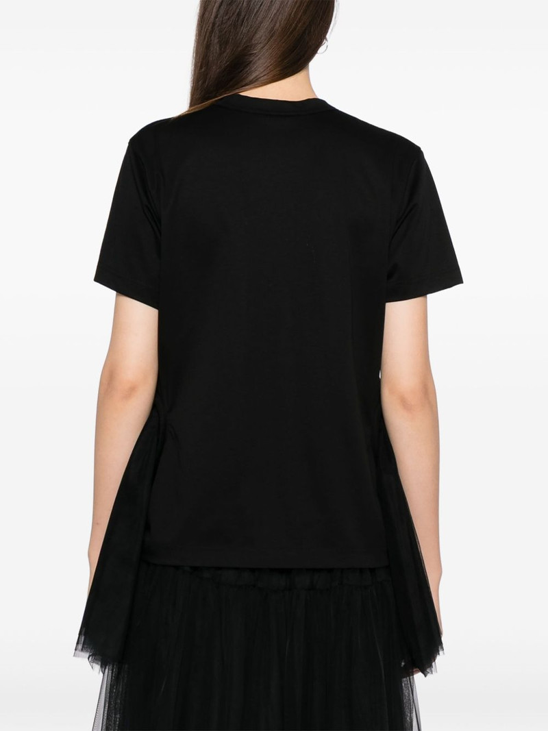 tulle-sleeved T-shirt 4