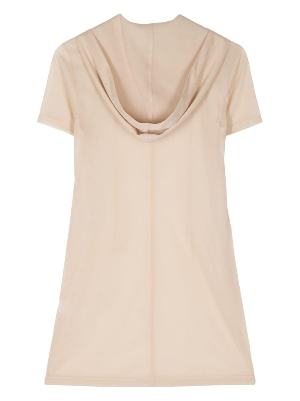 sheer hooded top - 2