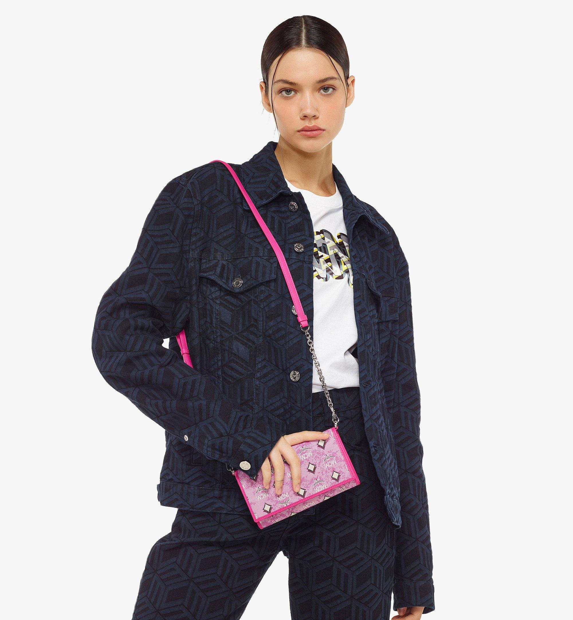 Aren Crossbody Wallet in Vintage Monogram Jacquard - 2