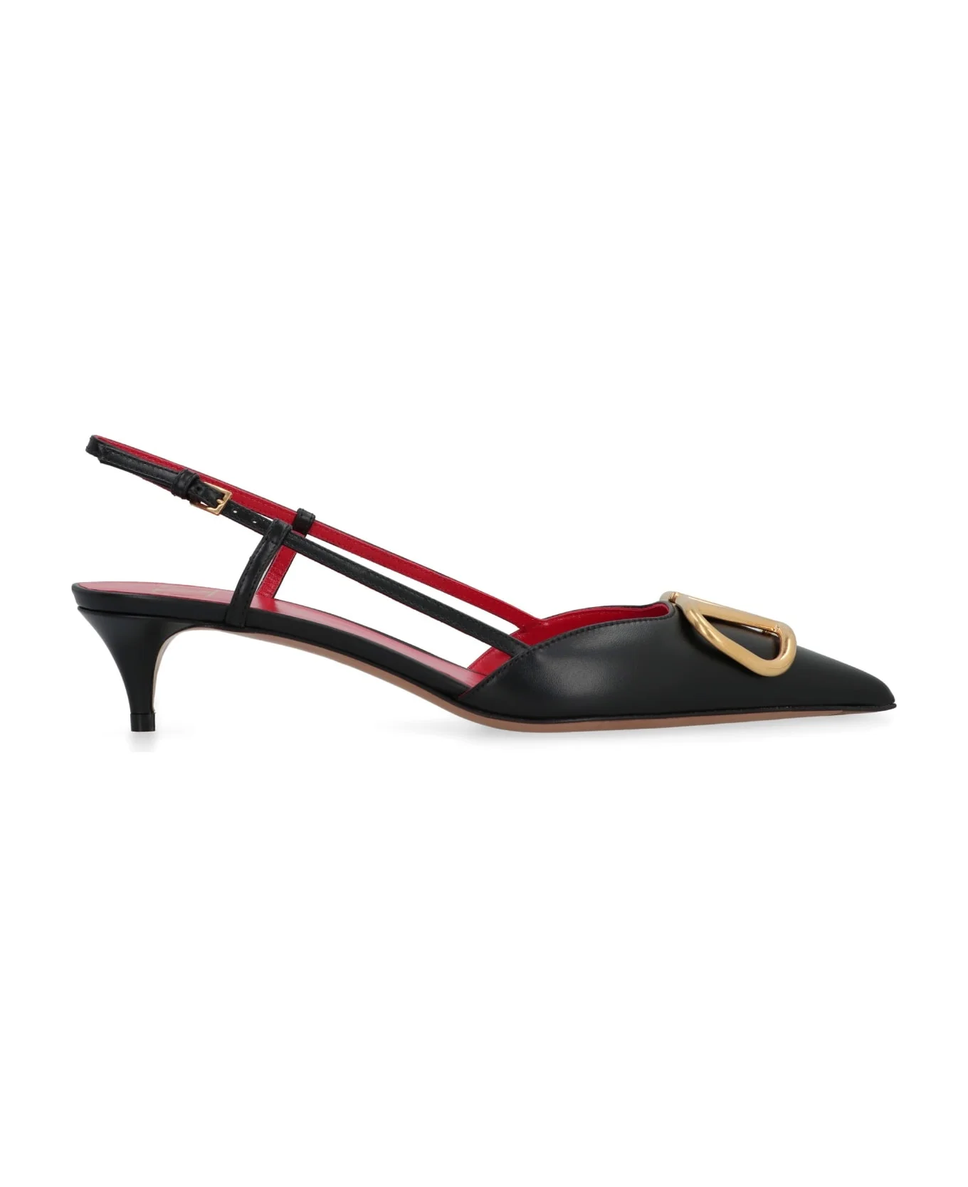 Valentino Garavani - Leather Slingback Pumps - 1