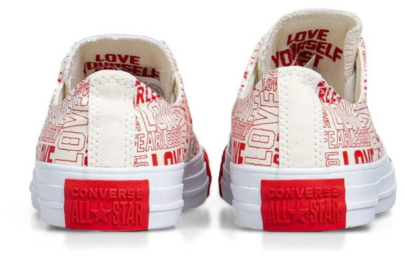 Converse (WMNS) Converse Love Fearlessly Chuck Taylor All Star Low Top Red 567311C outlook