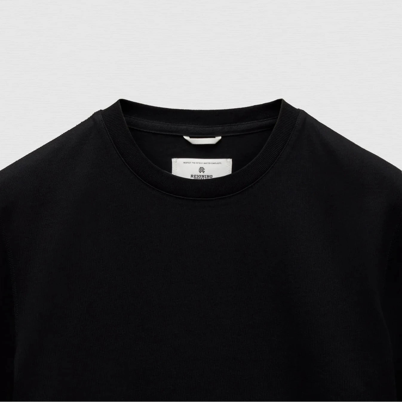 Midweight Jersey Standard T-Shirt Black - 2