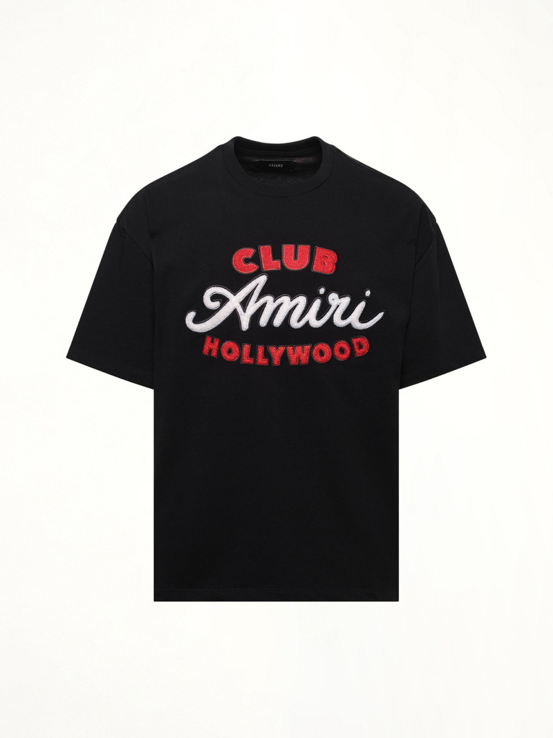 AMIRI Club Amiri Overzied Tee in Black outlook
