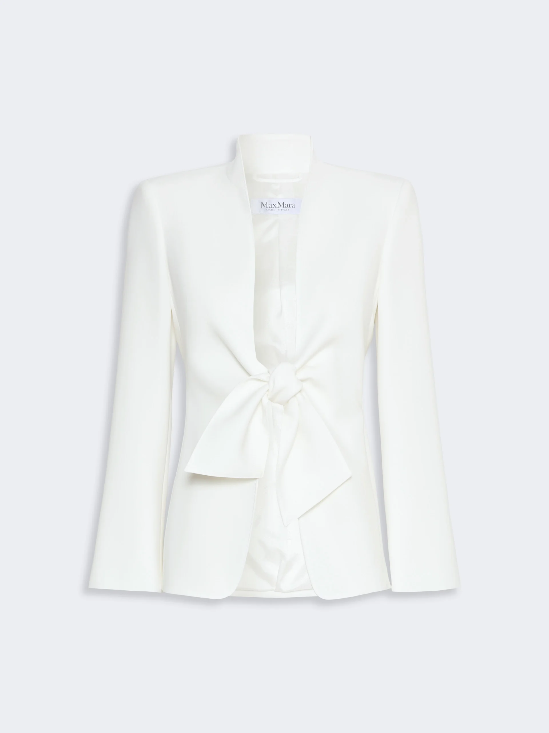 PALO Cady jacket with sash detail - WHITE - 1