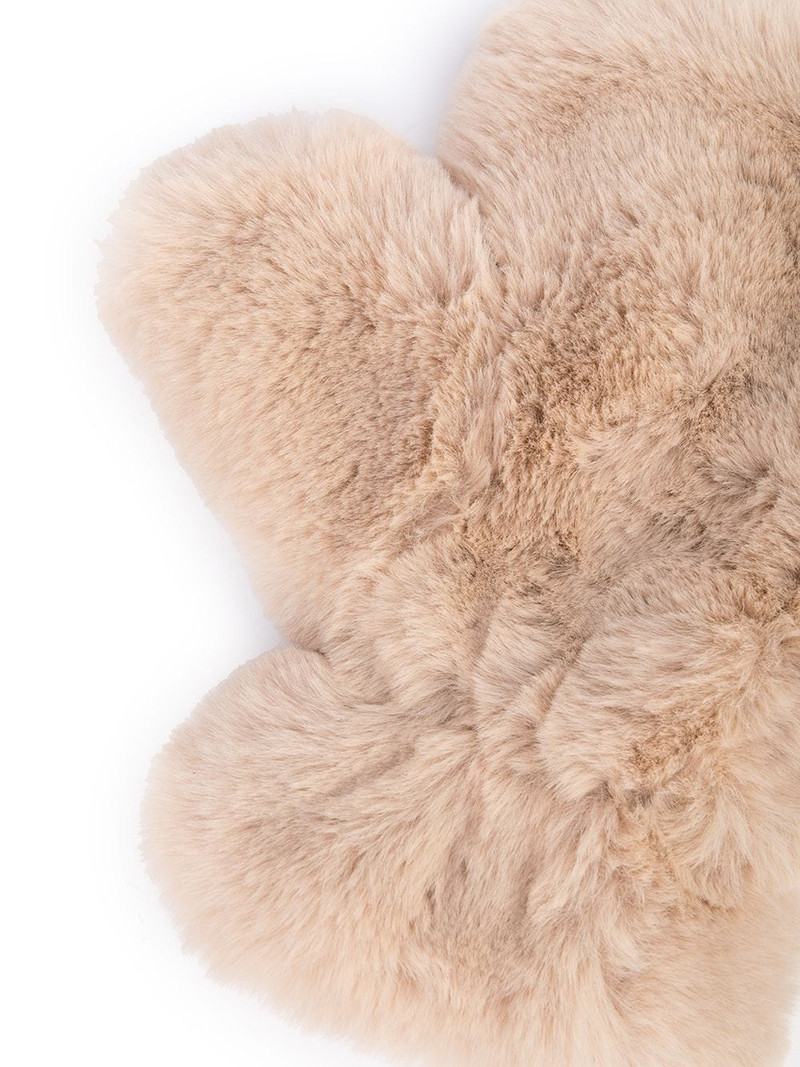 APPARIS Ariel faux-fur fingerless gloves outlook