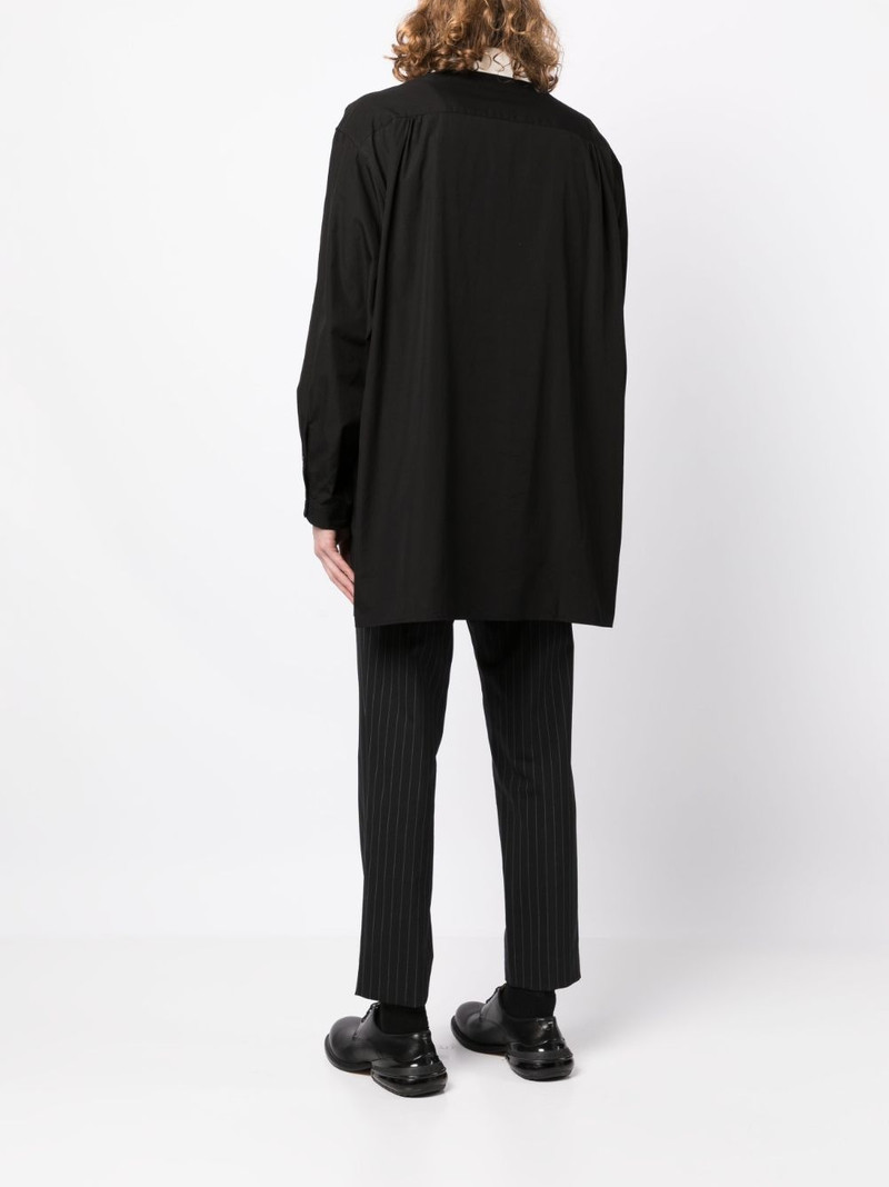 removable-collar cotton shirt 4