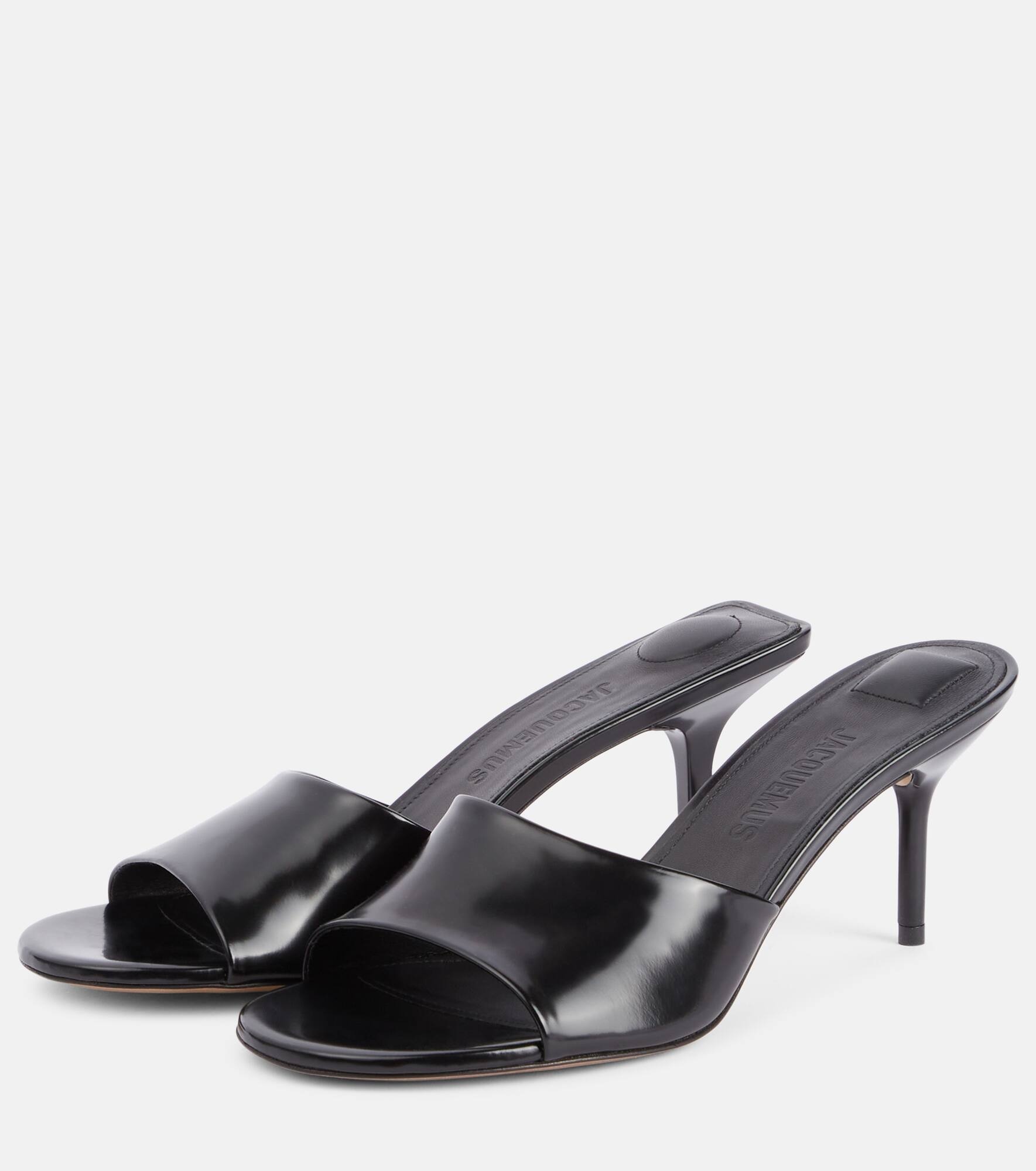 Cubisto leather mules - 4