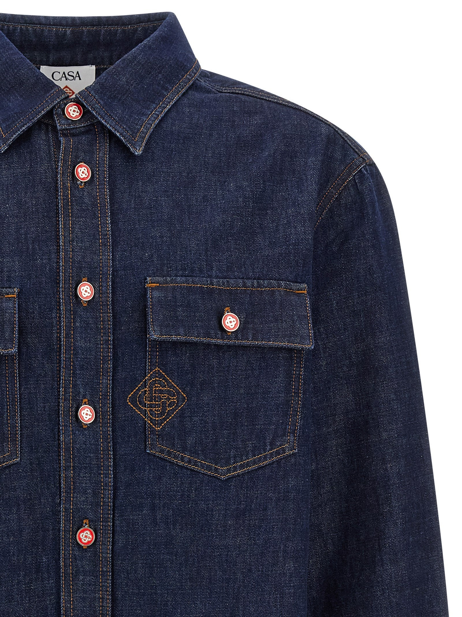 Casablanca Men Denim Shirt - 3