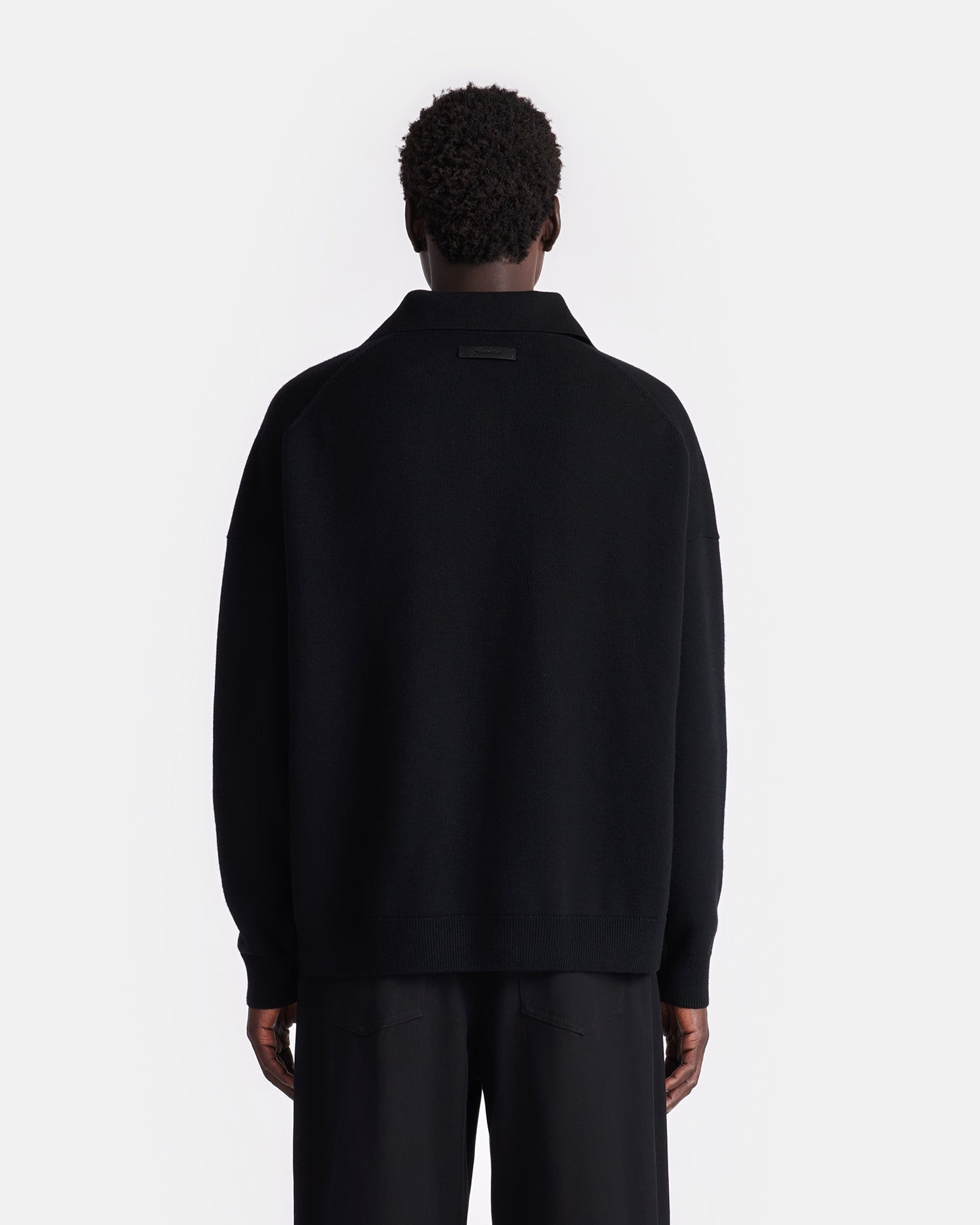 Plush Cashmere Polo-Neck Sweater - 5