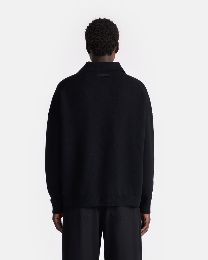 Plush Cashmere Polo-Neck Sweater 5