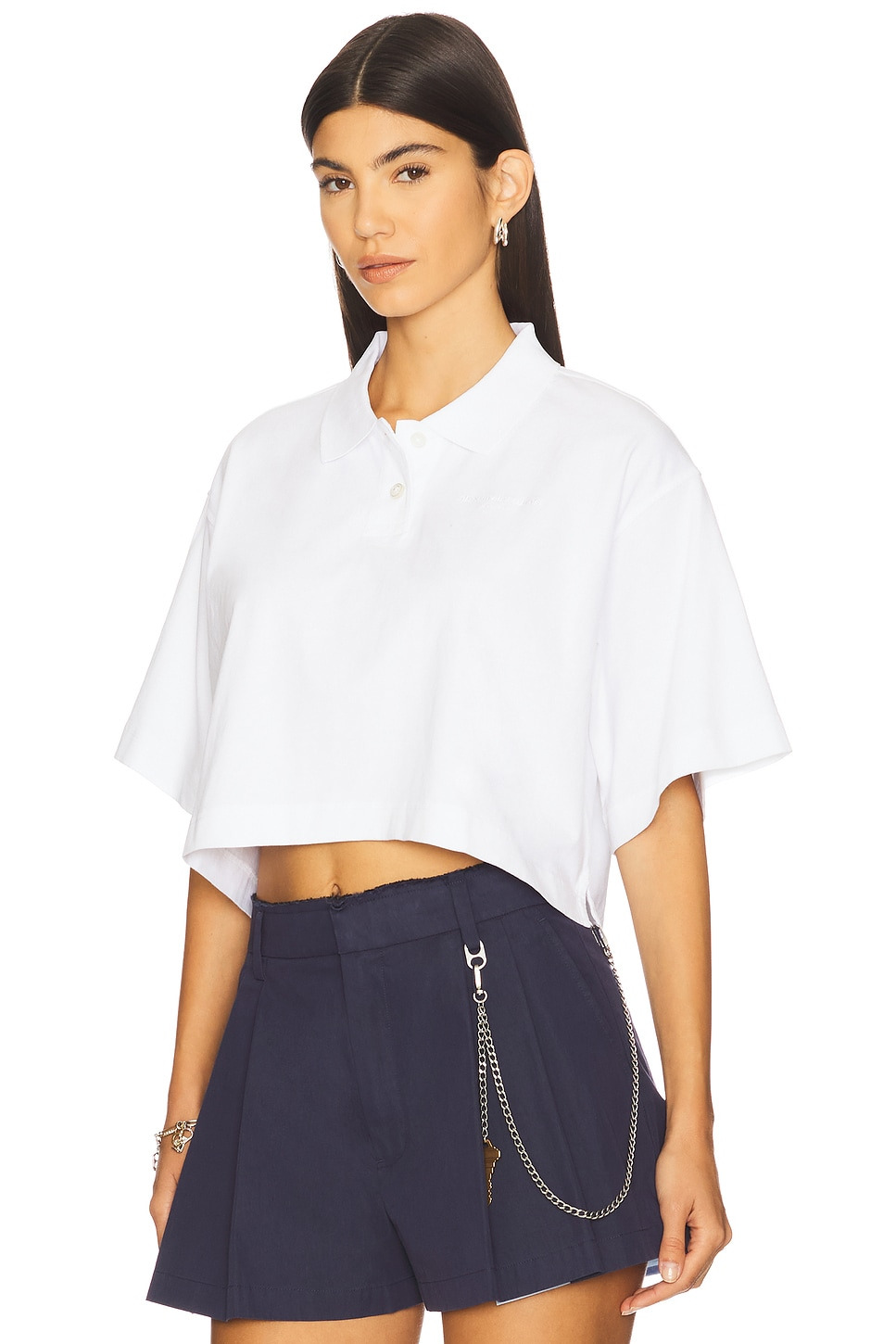 Cropped Polo T-shirt - 2