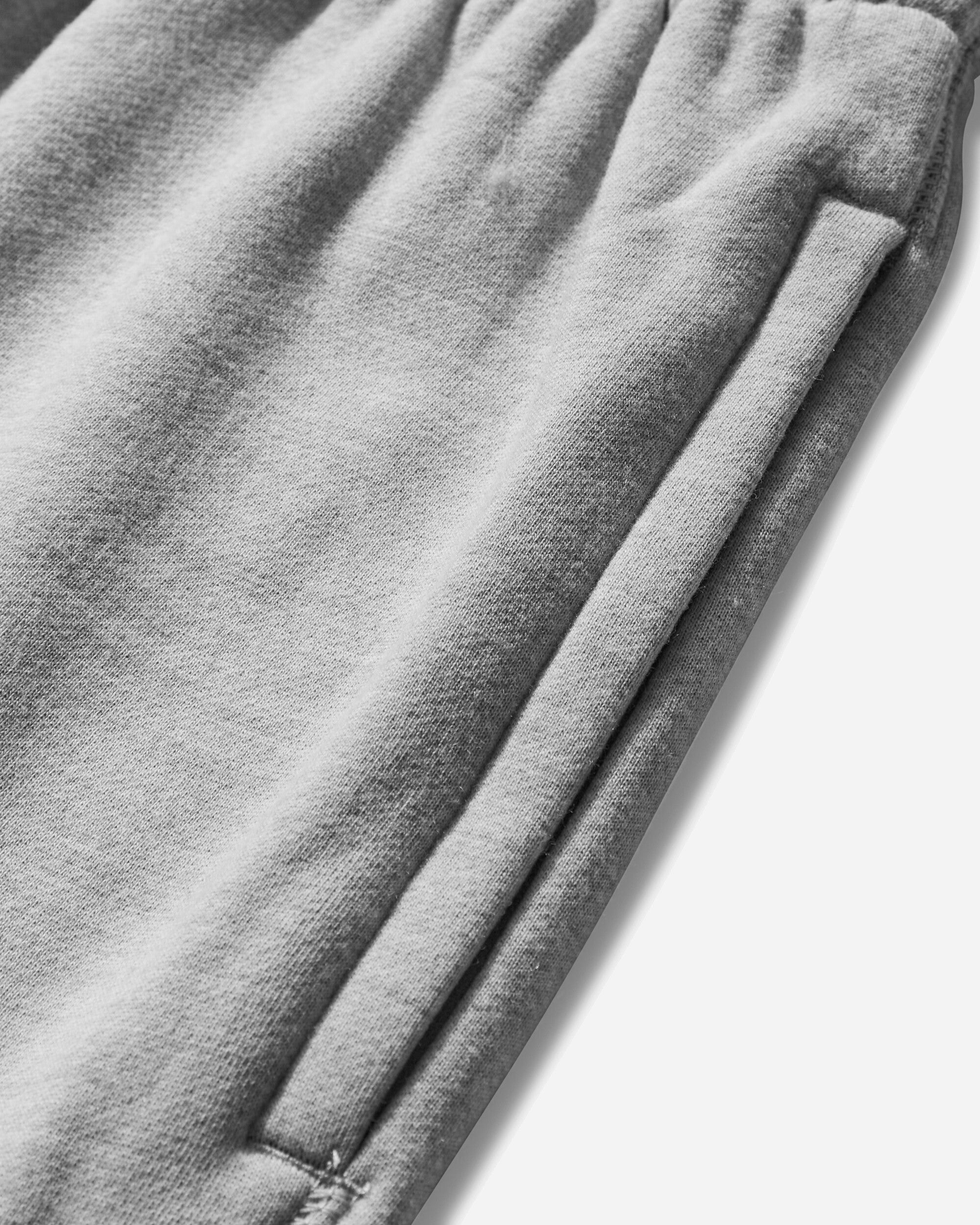 Men's Solo Swoosh Open Hem Fleece Pants Heather - 4