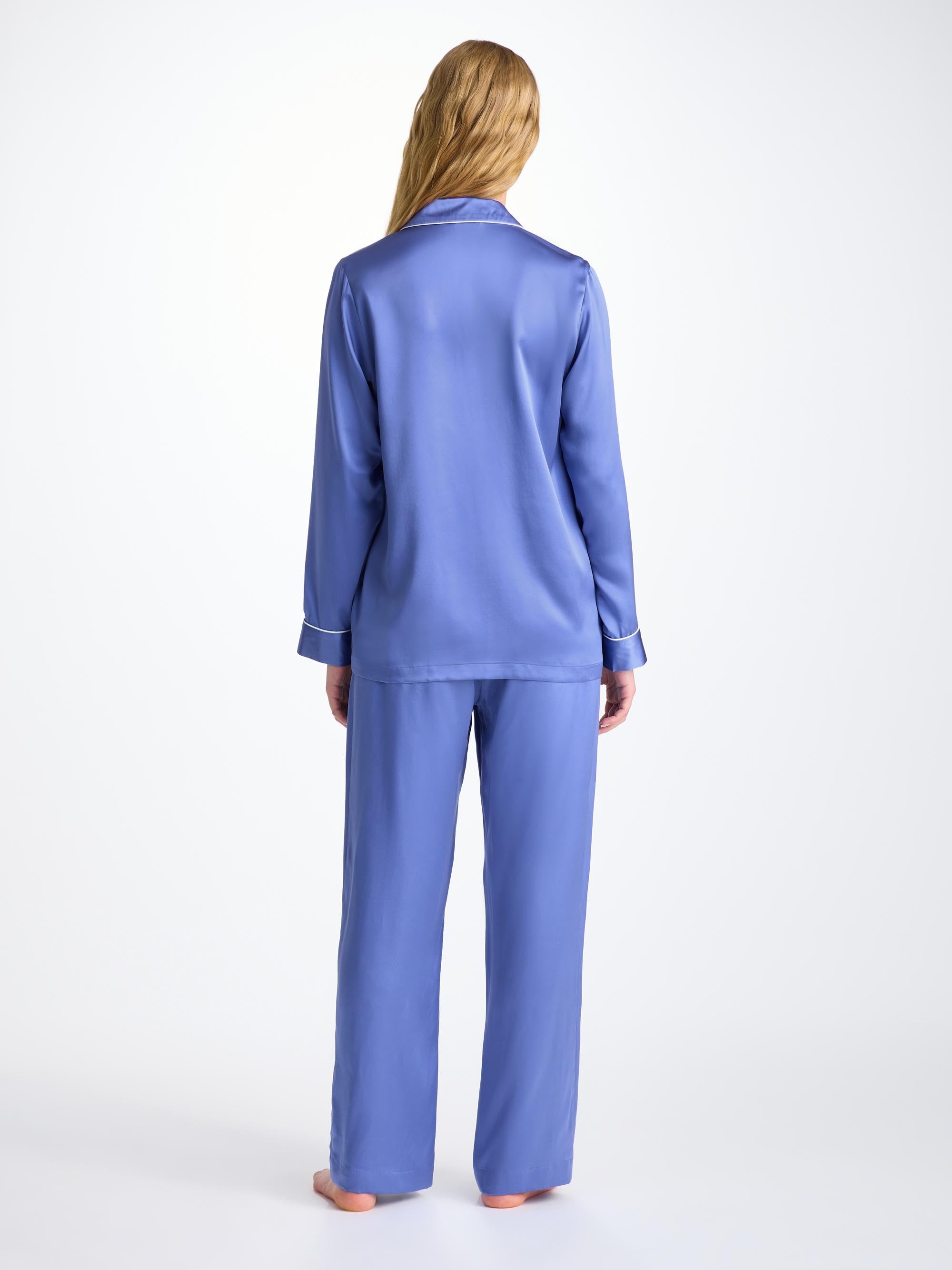 Women's Pajamas Bailey Silk Satin Amethyst - 4
