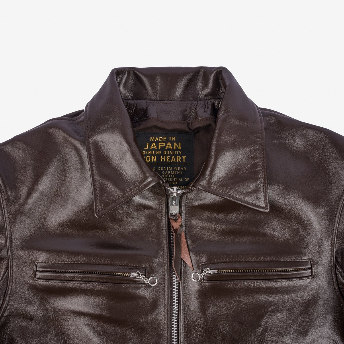 IHJ-129-BRN Japanese Horsehide Rider's Jacket - Brown - 8