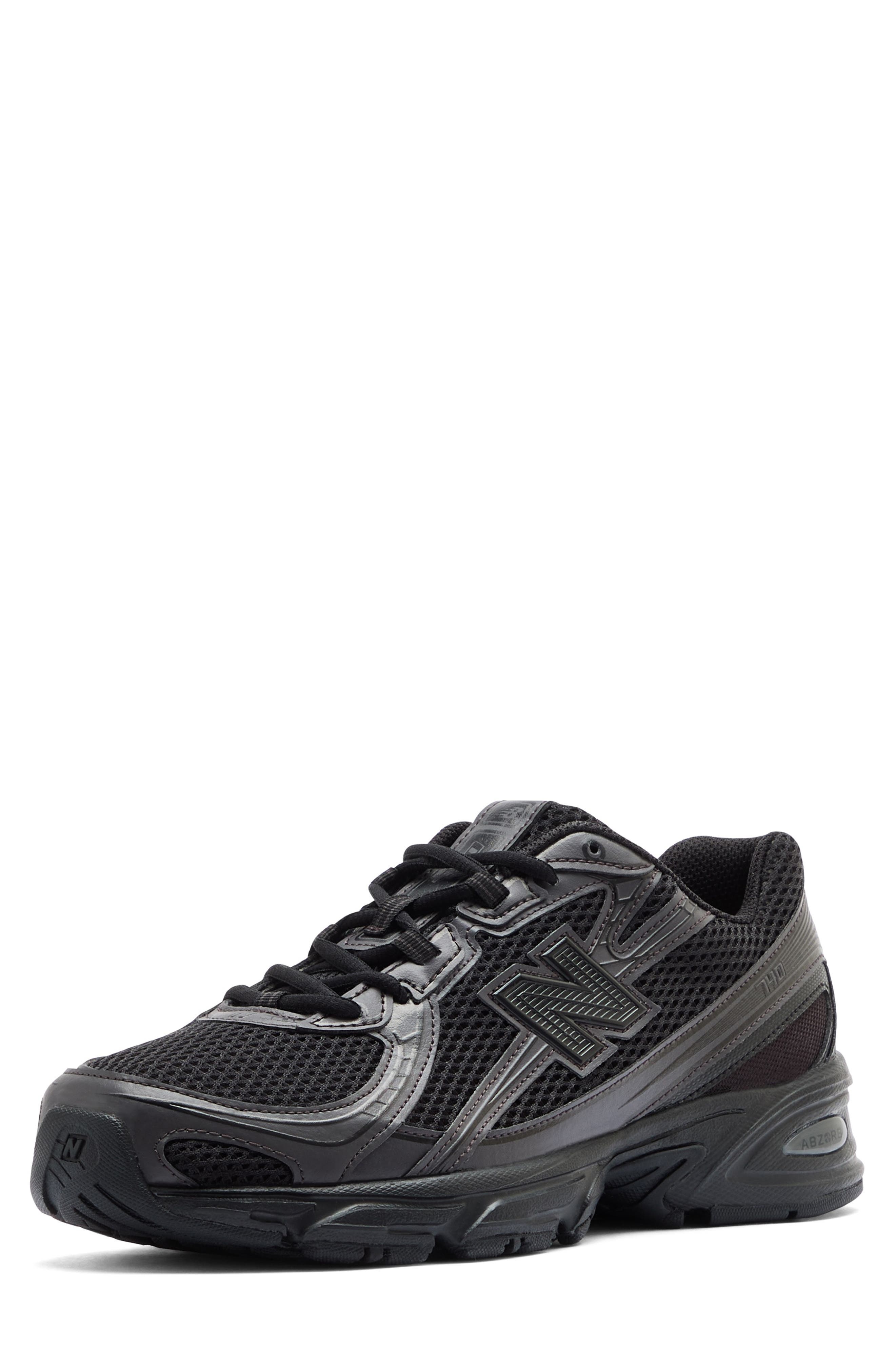 New Balance Gender Inclusive 740 Sneaker in Black /Black Cement at Nordstrom - 5
