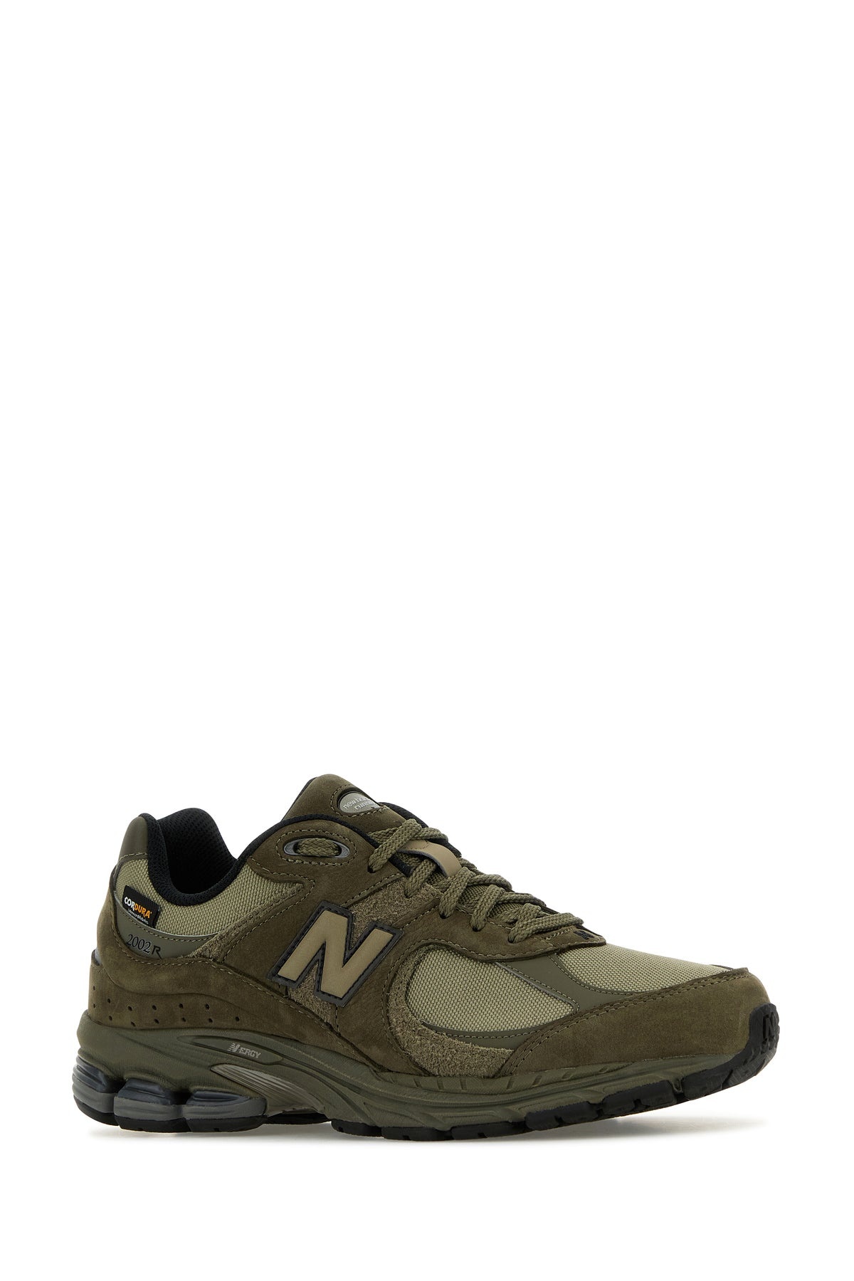 Army green suede and mesh 2002R sneakers - 2