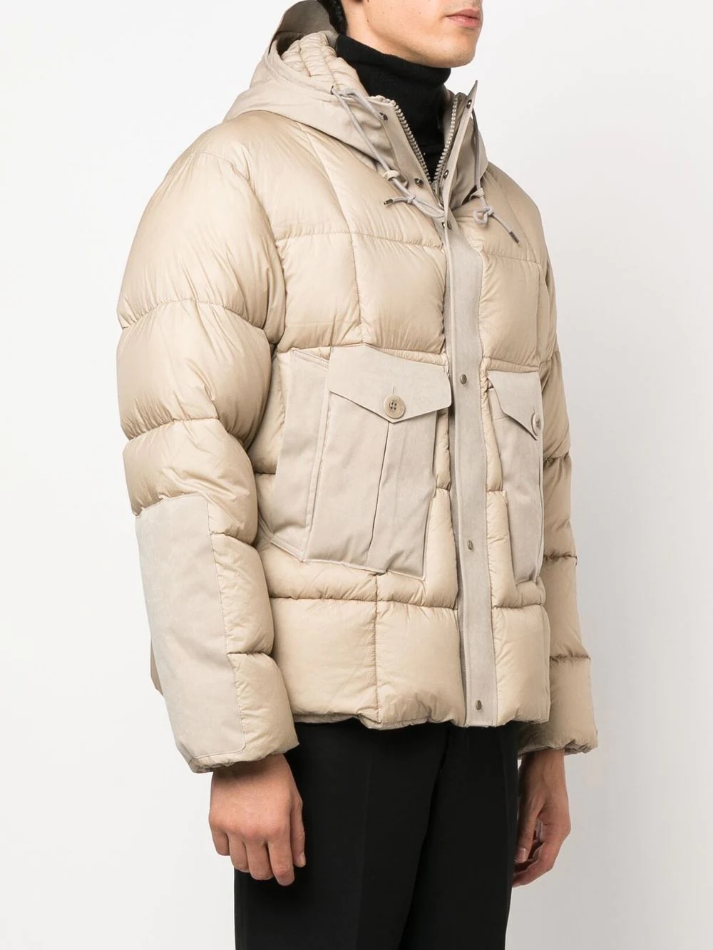 hooded padded jacket - 3