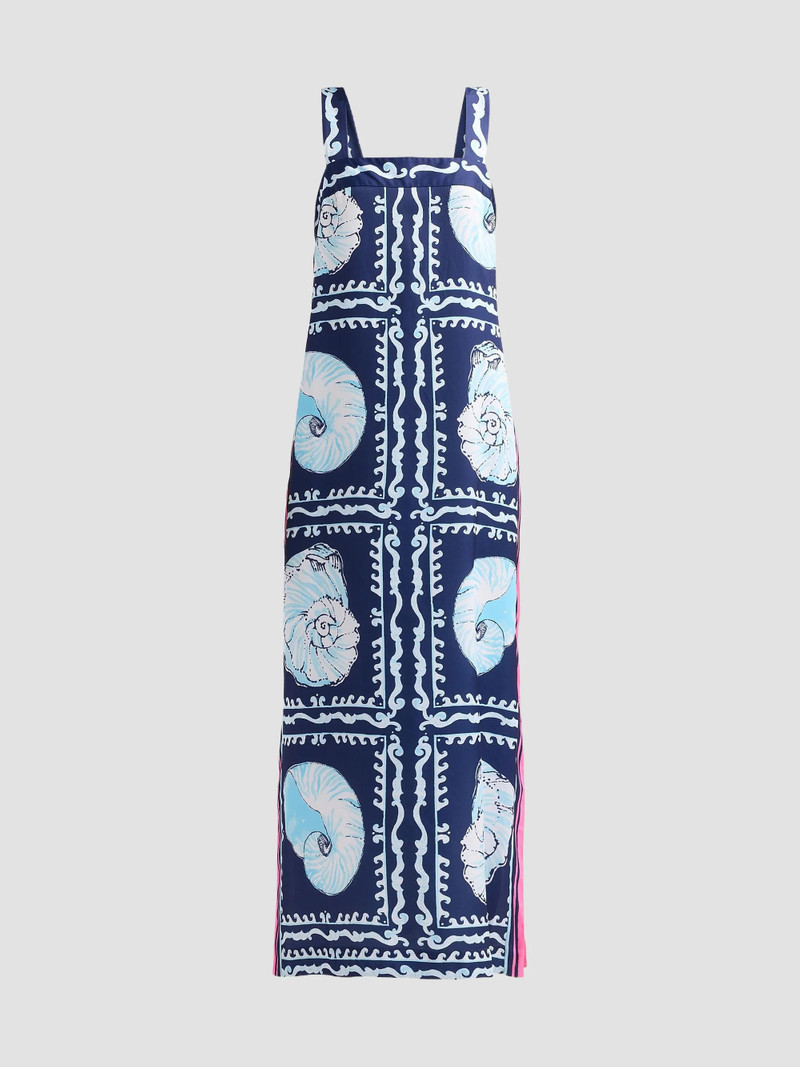 Women's Casandra Seashell-Print Maxi Dress - Low Tide Navy 1