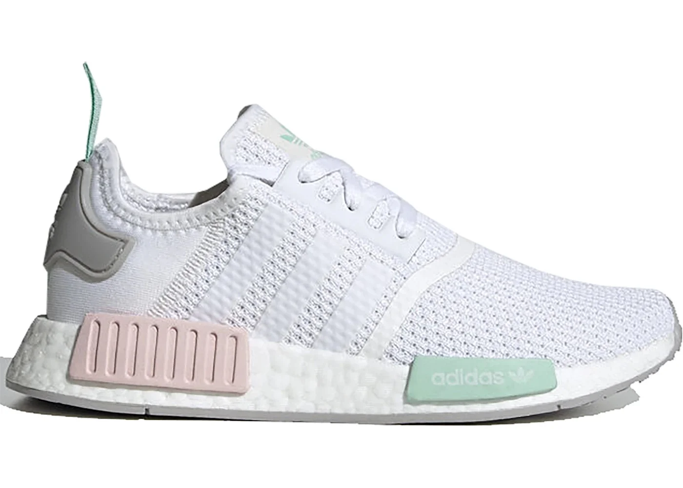 adidas NMD R1 White Grey Mint (Women's) - 1