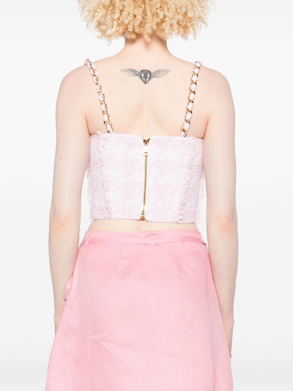 tweed bralette top - 4
