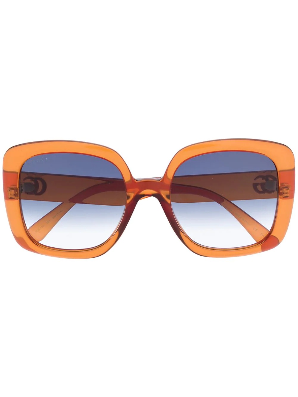 Injection square-frame sunglasses - 1