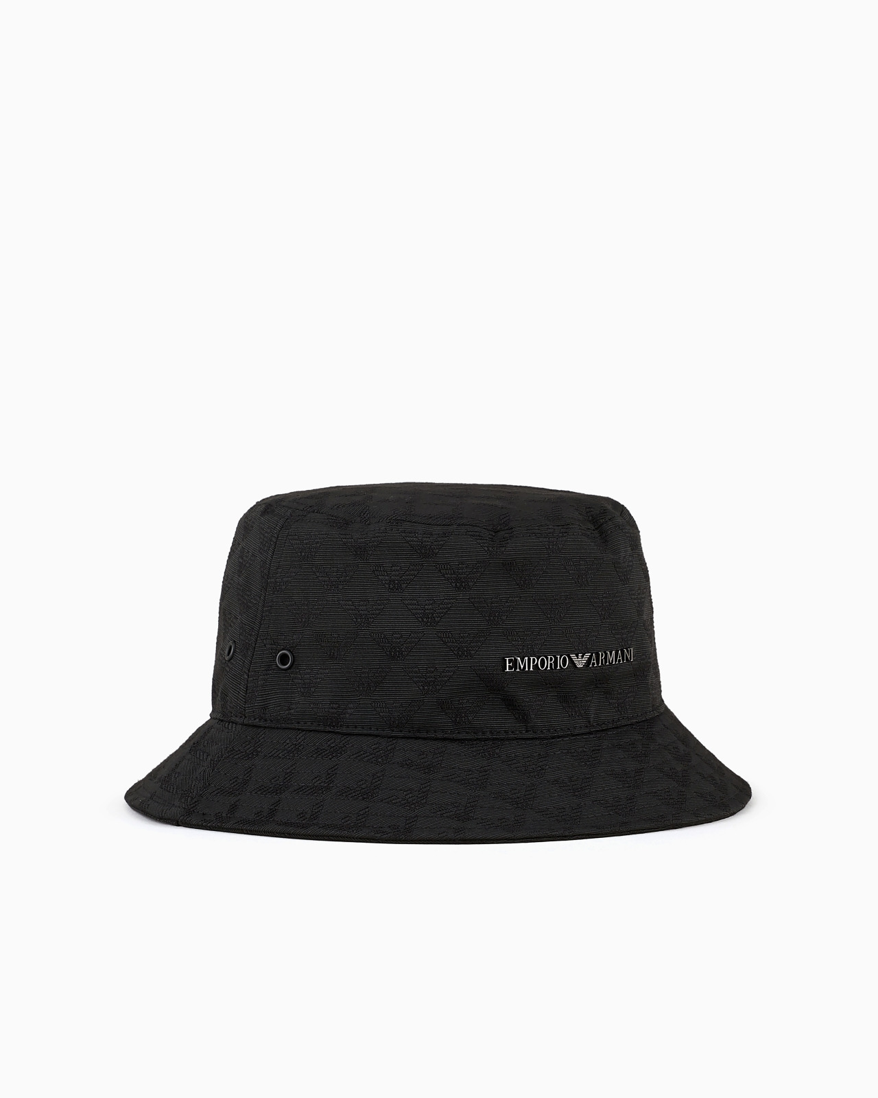 All-over eagle jacquard cloche hat with strap - 1