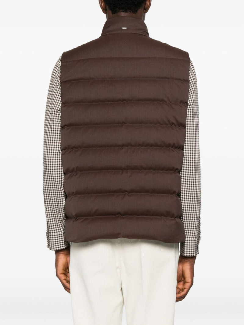 zip-up quilted gilet 4