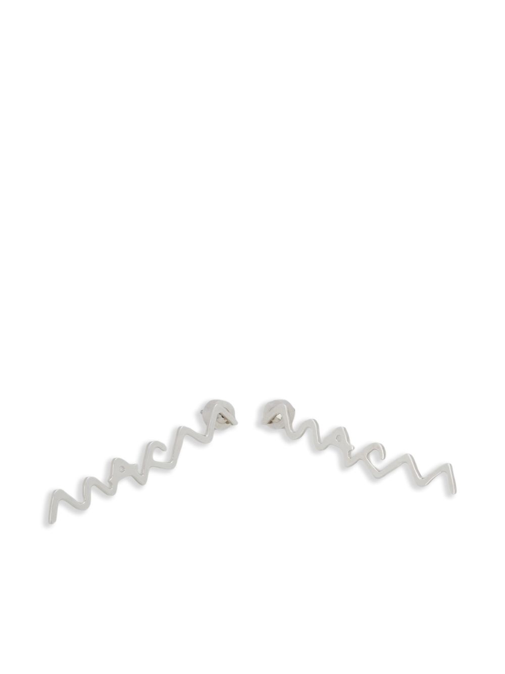 logo earrings - 4