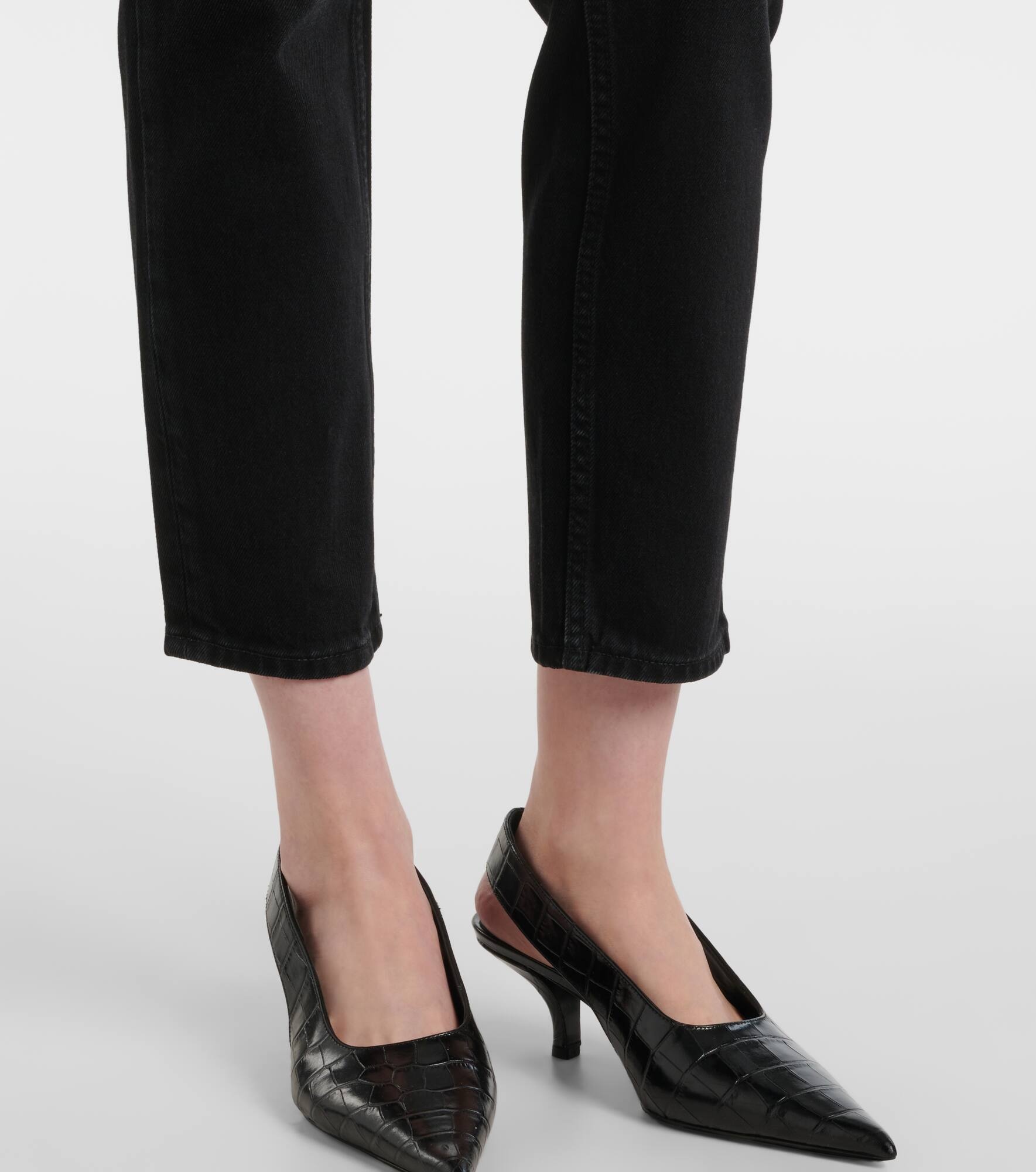 Low-rise tapered jeans - 5