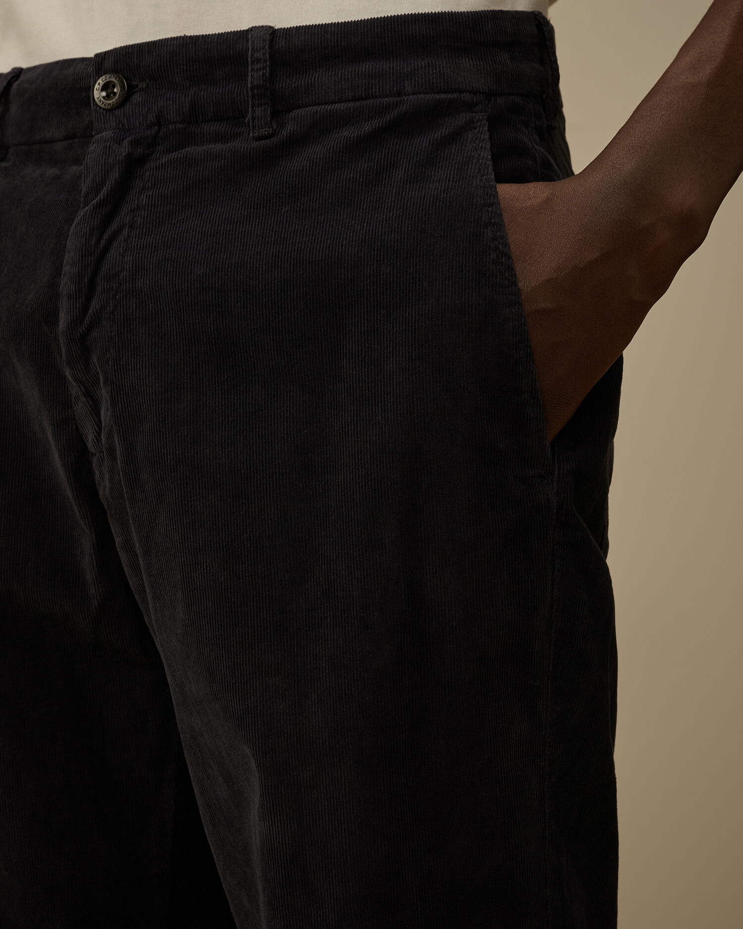 Corduroy Loose Chino Pants - 5