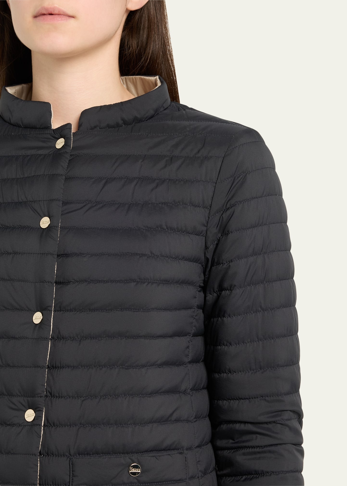 Reversible A-Shape Quilted Down Jacket - 5