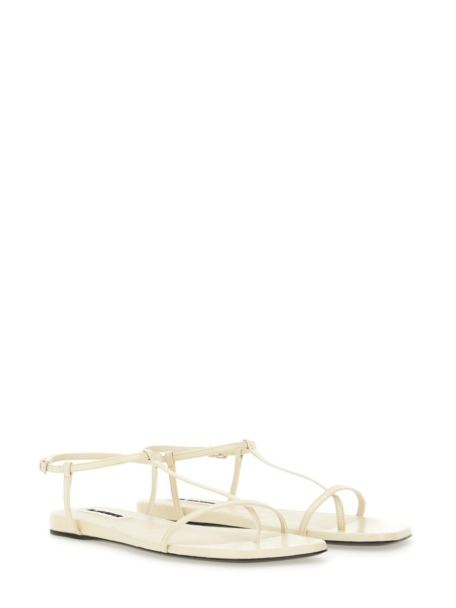 Jil Sander Women Leather Sandal - 2