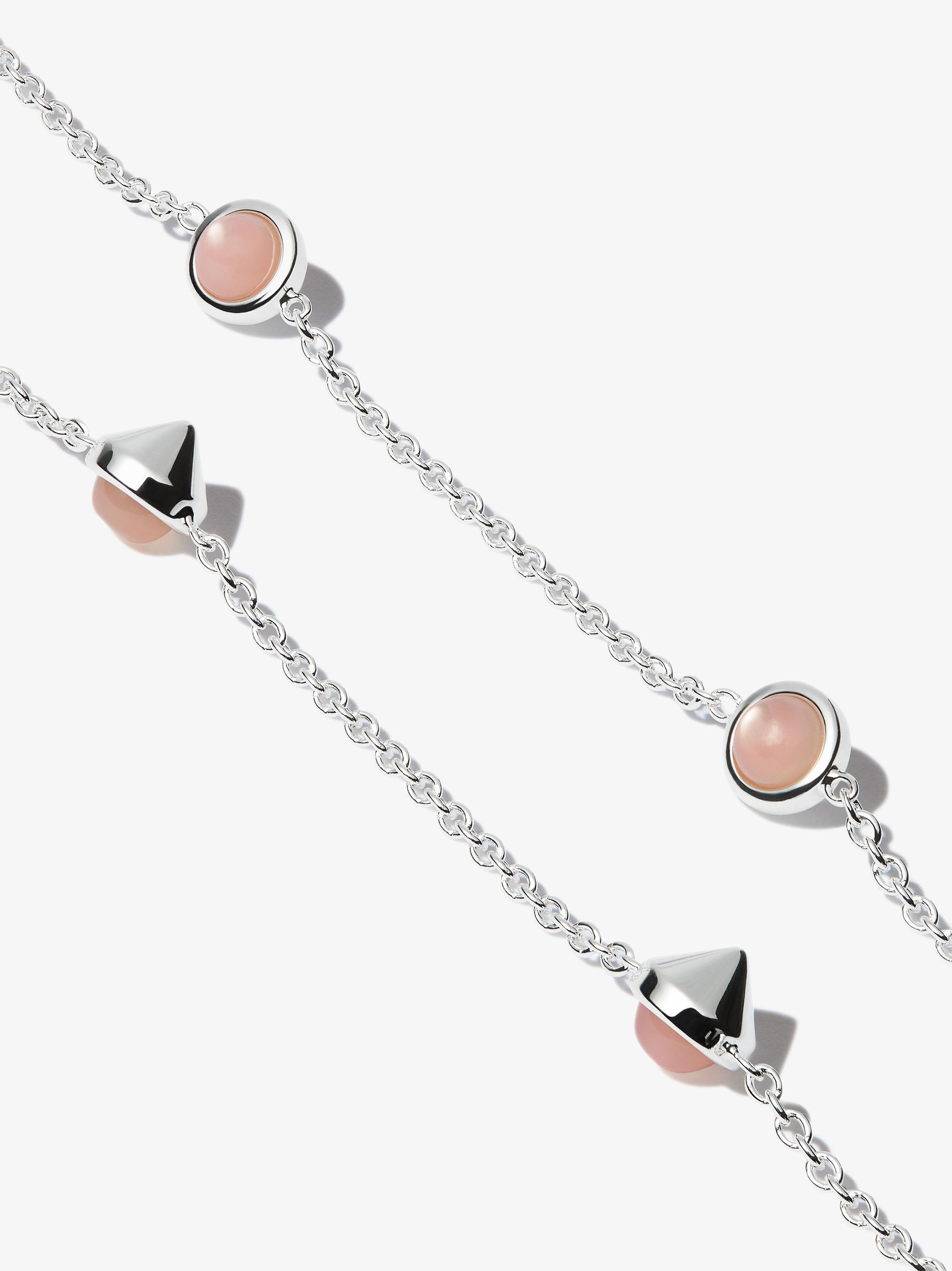 Double G mother of pearl necklace - 7