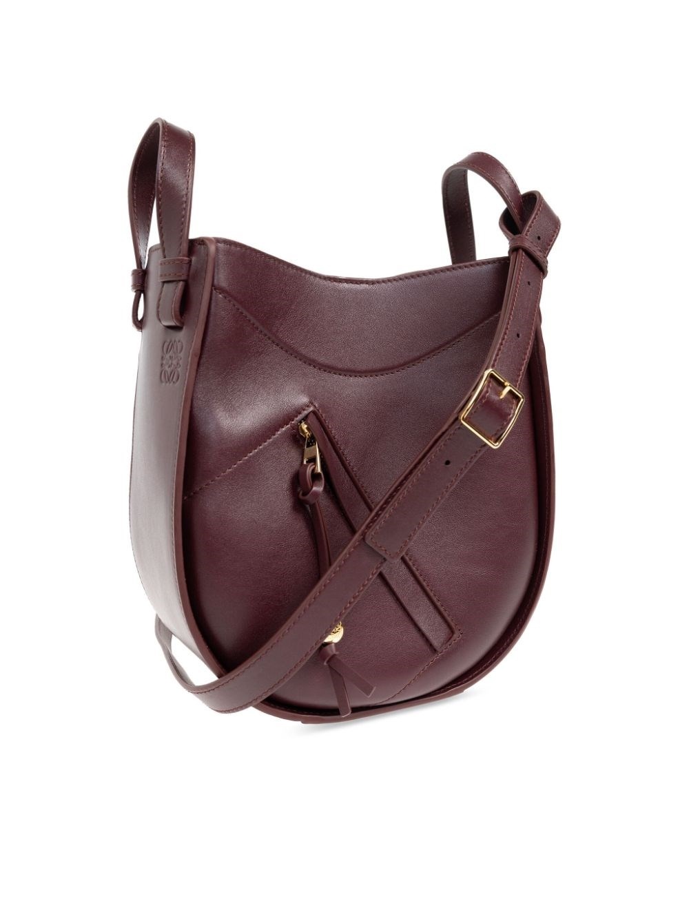 Hammock leather shoulder bag - 5