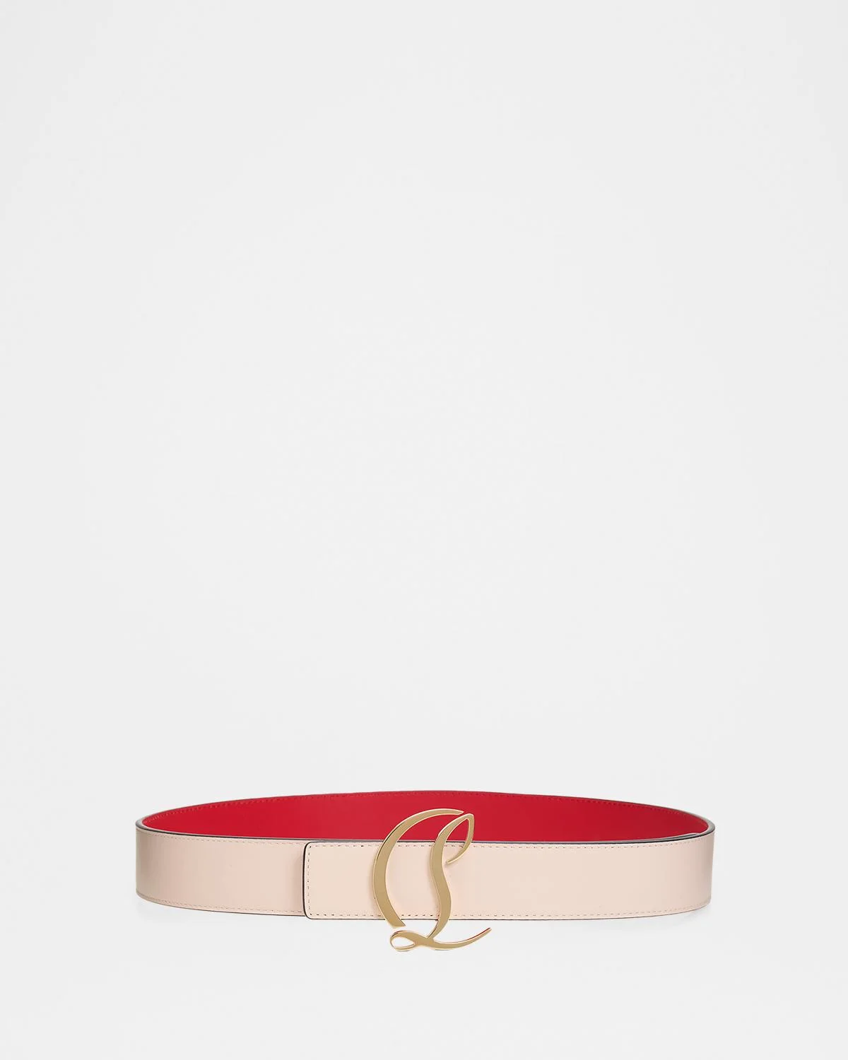 CL Logo Leather Belt - 1