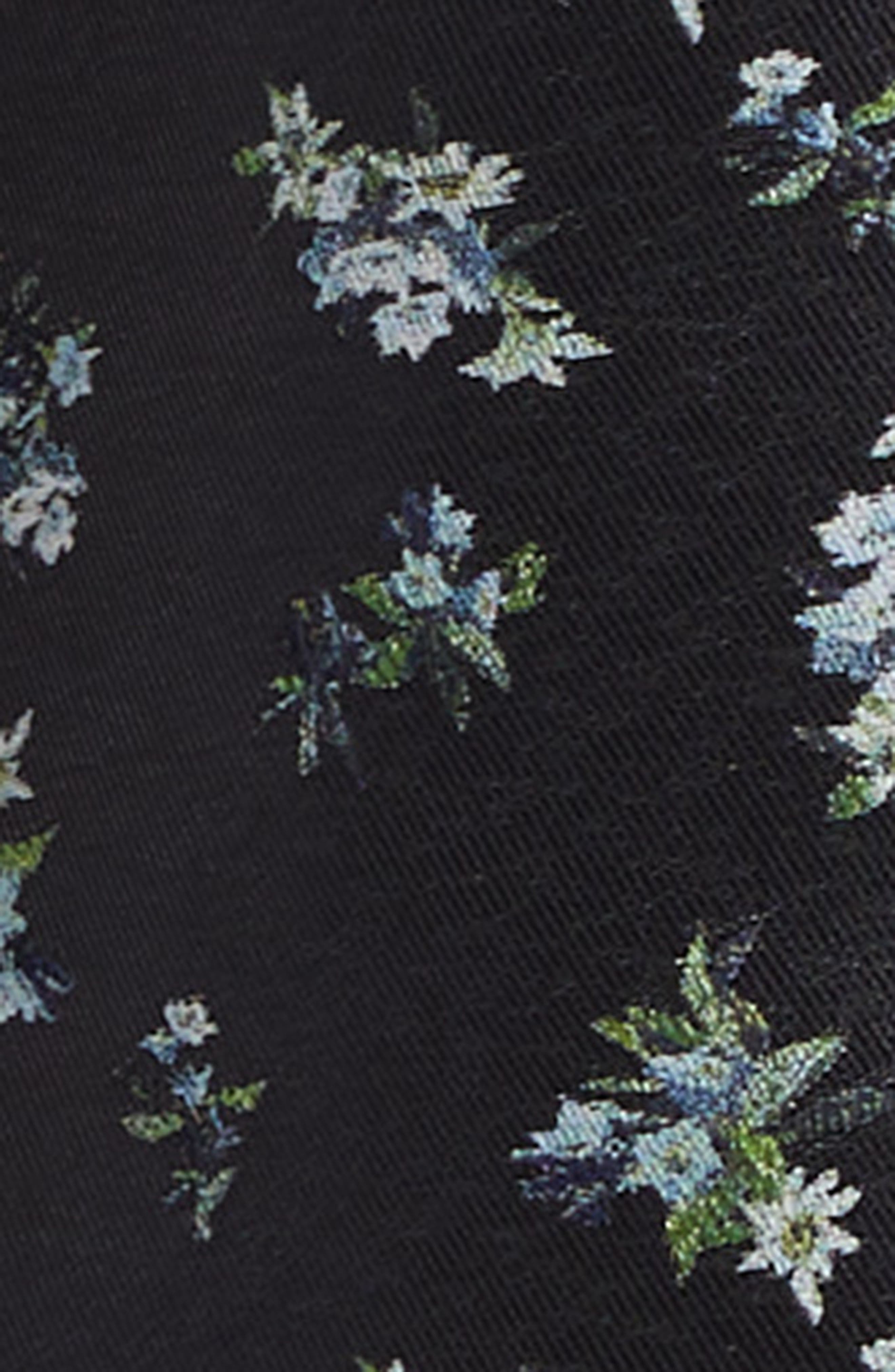 Ganni Floral Jacquard Shell in Black at Nordstrom - 6