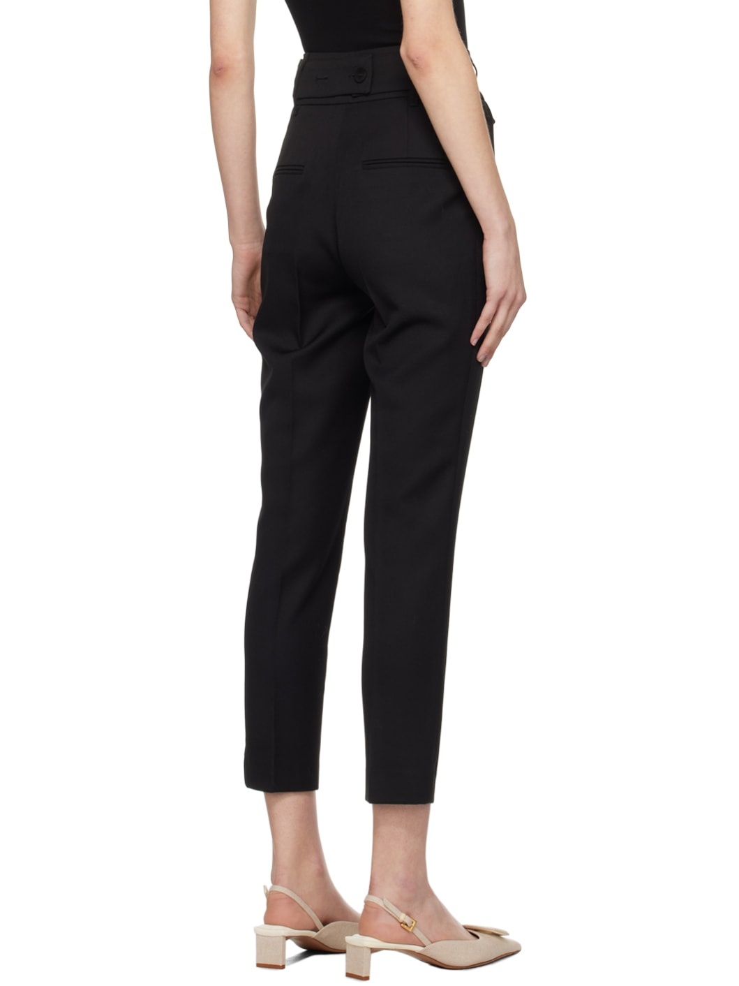Black Les Classiques 'Le Pantalon Court' Trousers - 3