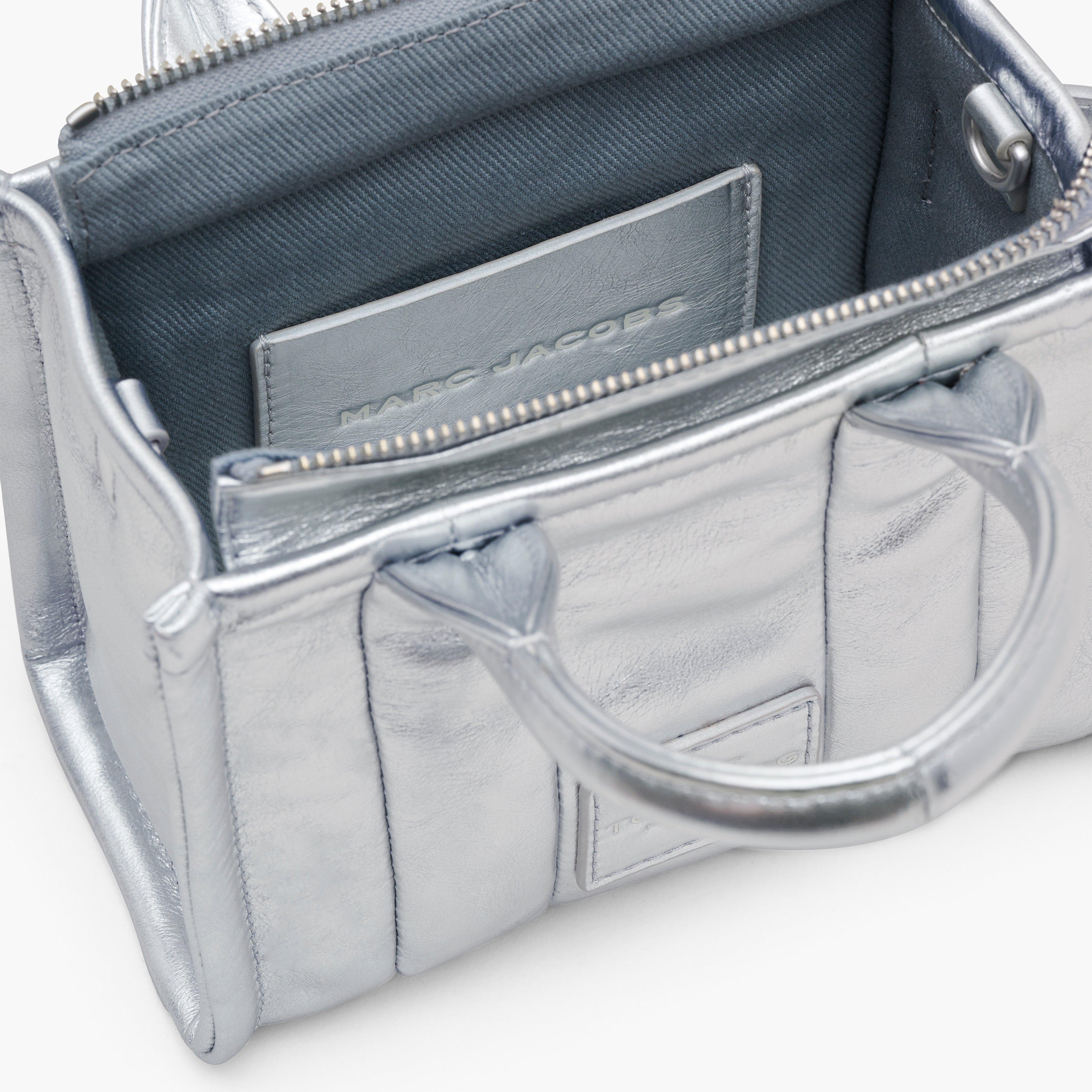 THE METALLIC LEATHER MINI TOTE BAG - 6