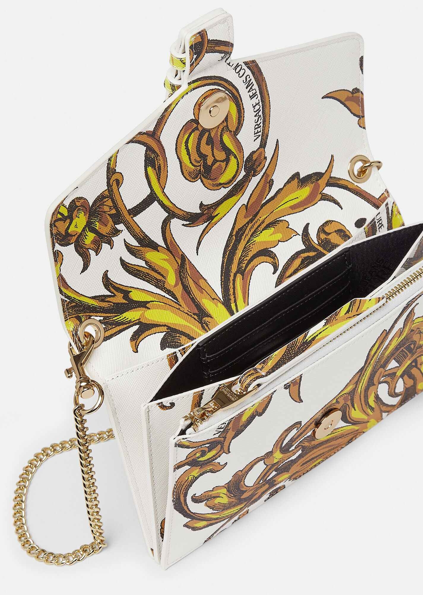 Regalia Baroque print Couture1 Chain Wallet - 5