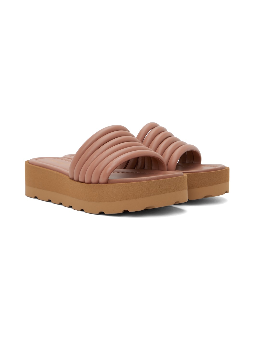 Brown Nappa Sandals - 4