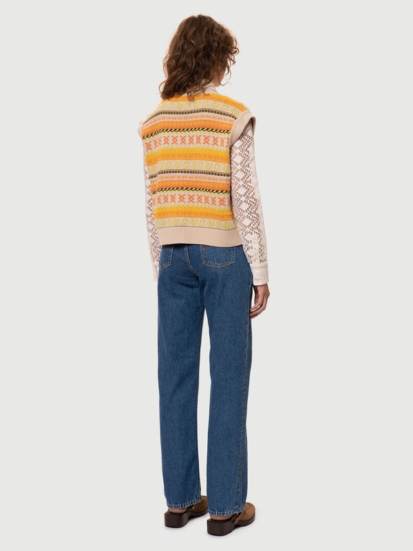 Kim Fair Isle Vest  Multi - 4