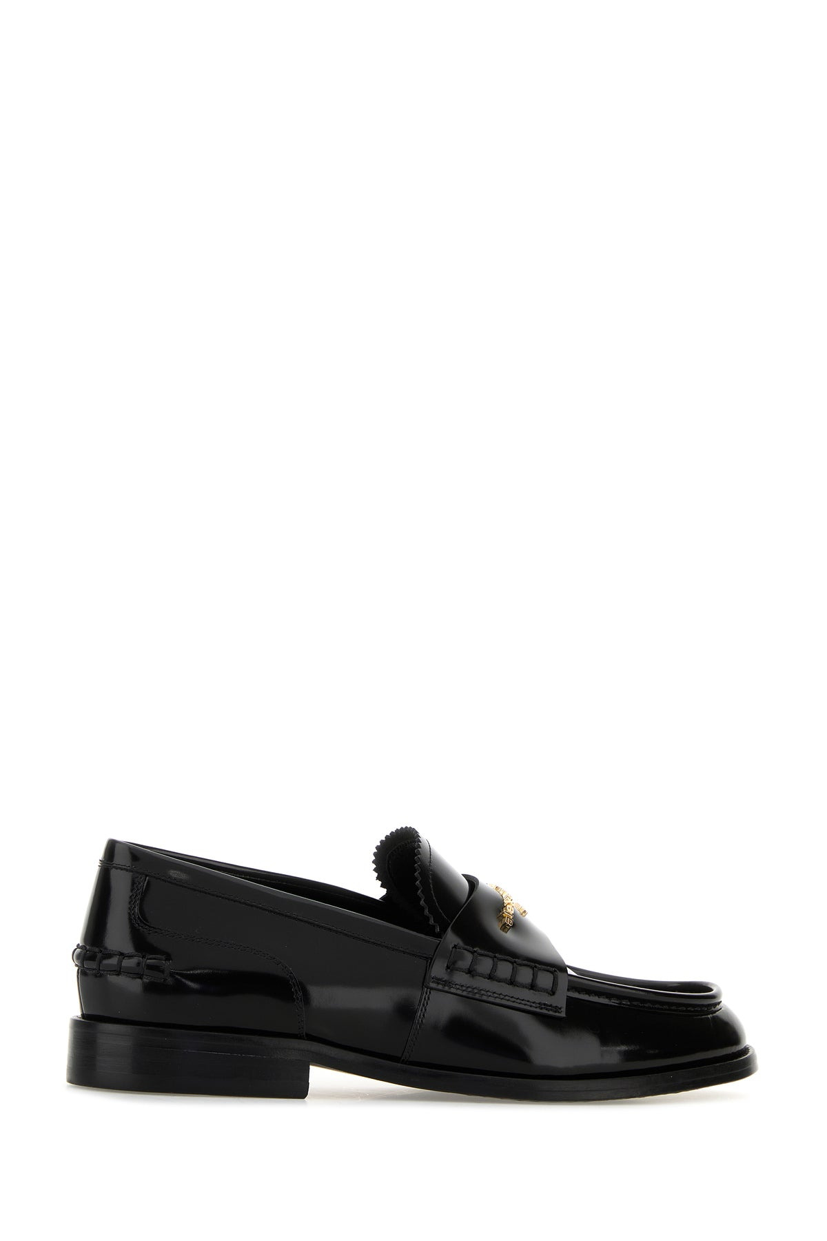 Black leather Carter loafers - 3