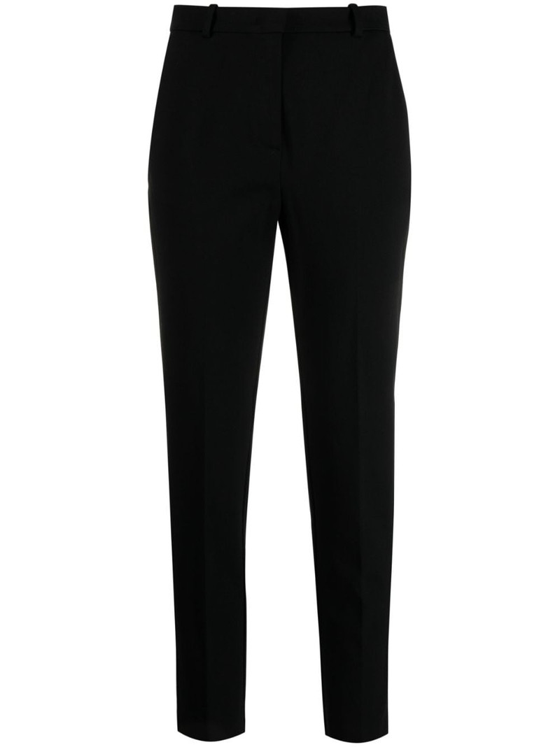 high-waisted cropped trousers 1