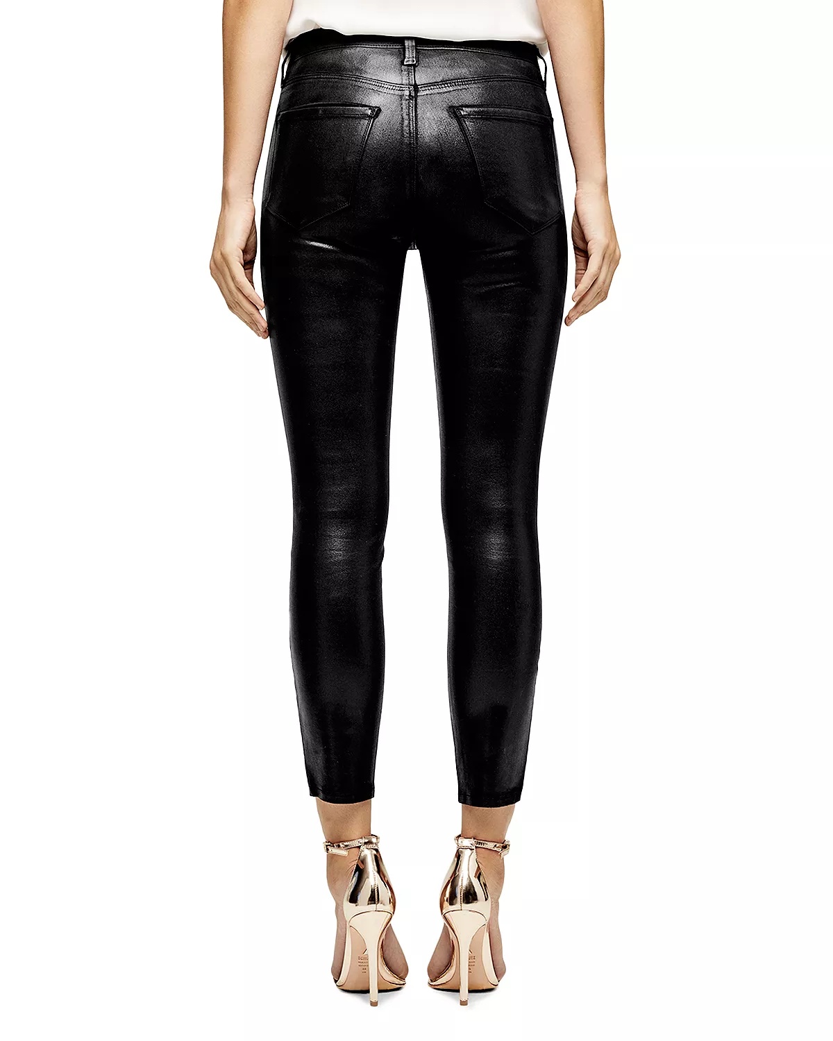 Margot Skinny Jeans in Black Coated - 2