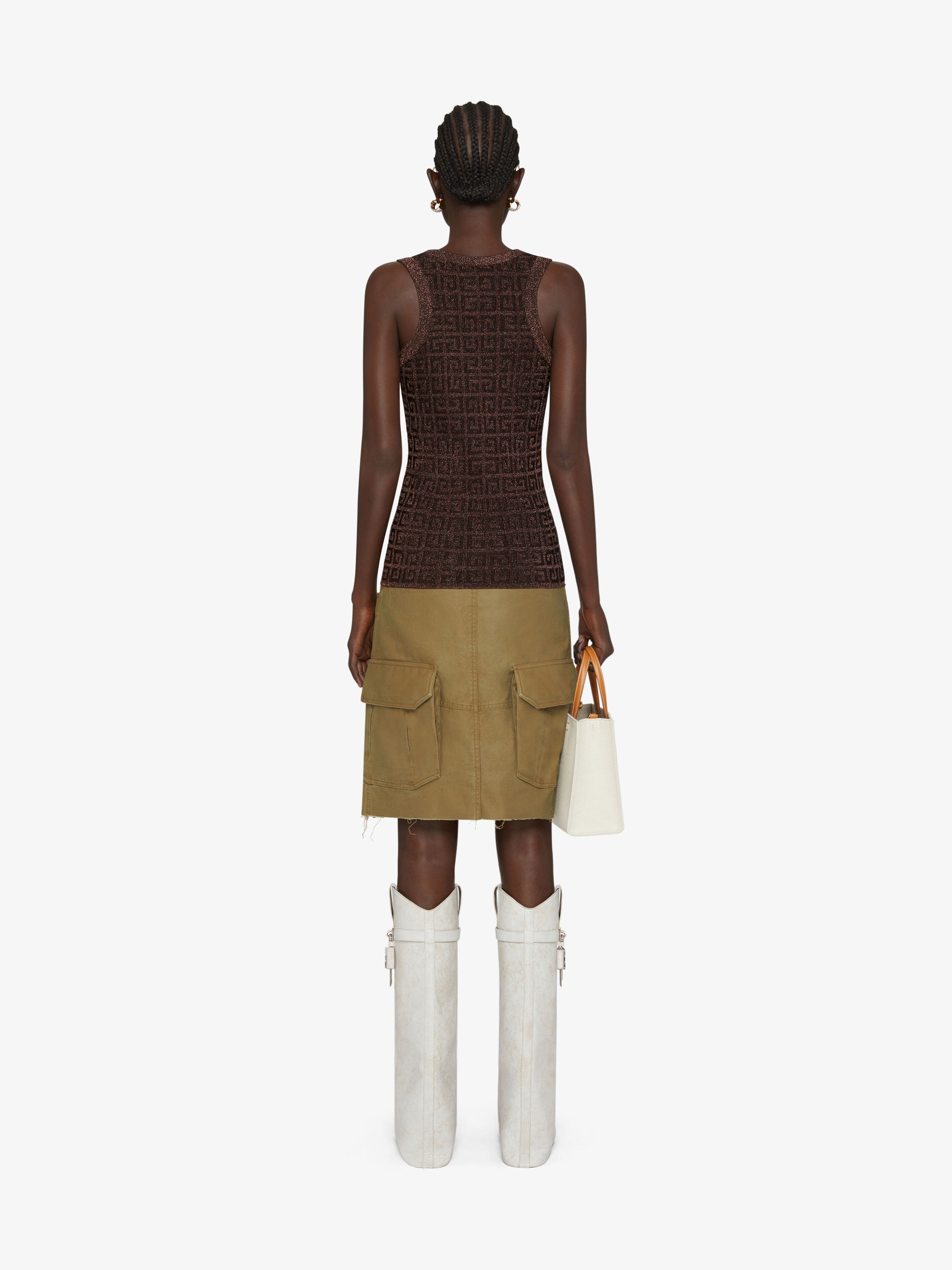 TANK TOP IN 4G JACQUARD - 4