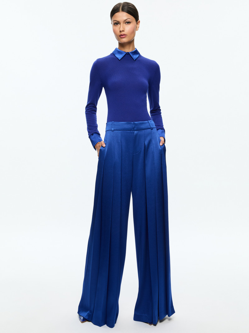 SIMON HIGH RISE WIDE LEG PLEATED TROUSER 3