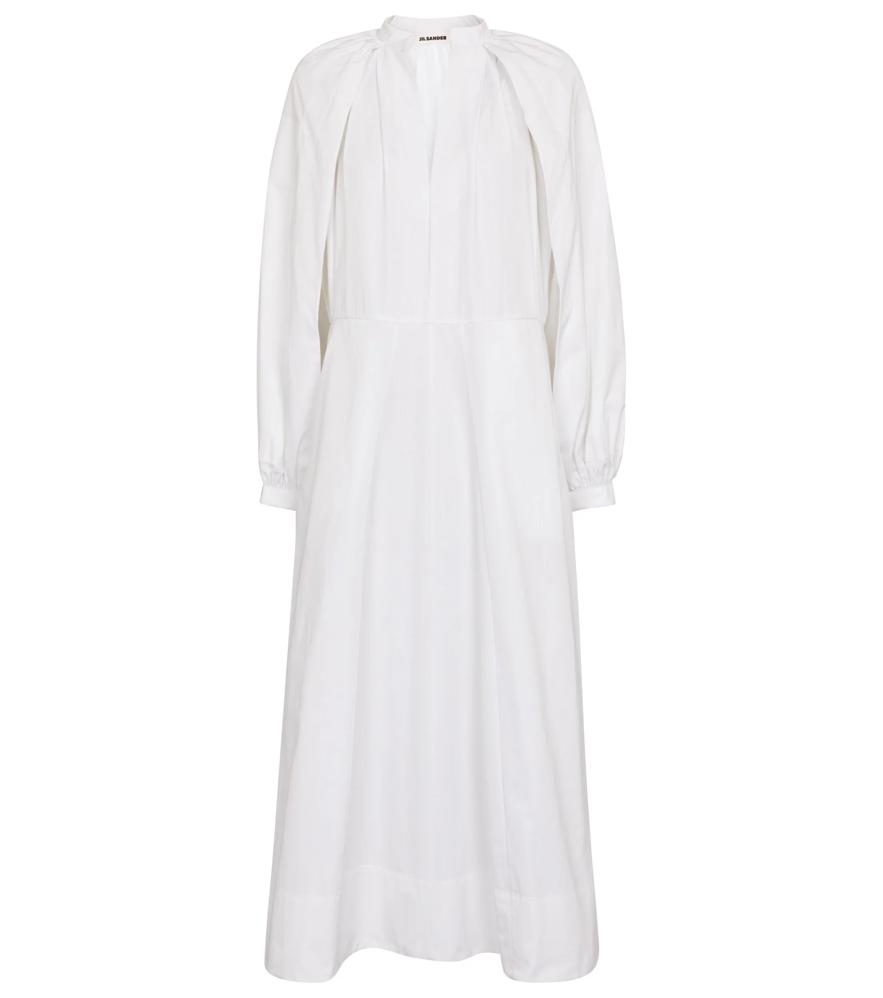 Cotton poplin midi dress - 1