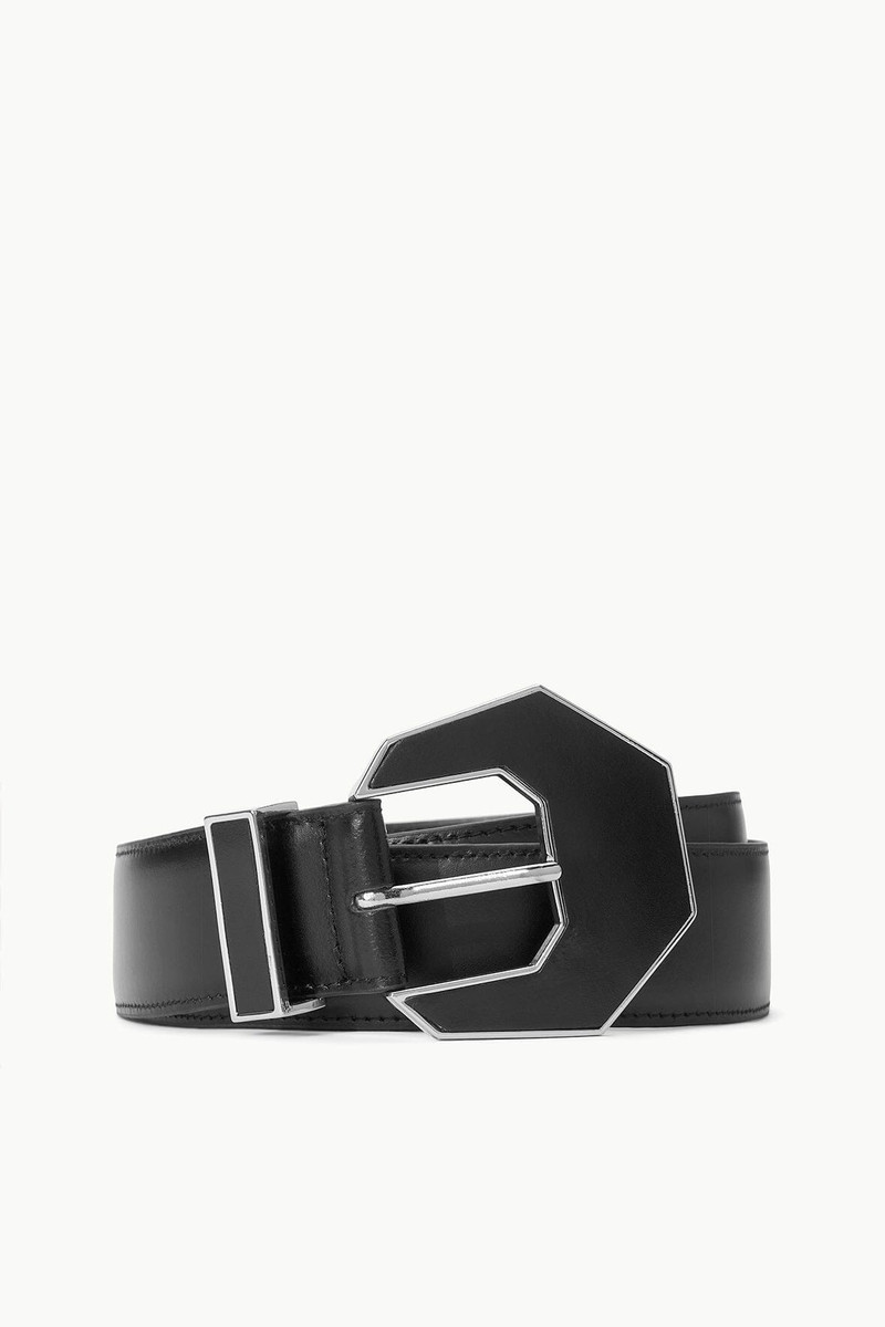 STAUD INLAY BUCKLE BELT - 38MM TAN 1
