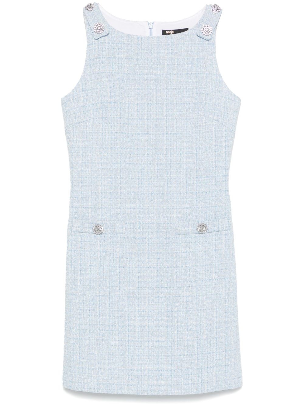 tweed mini dress - 1