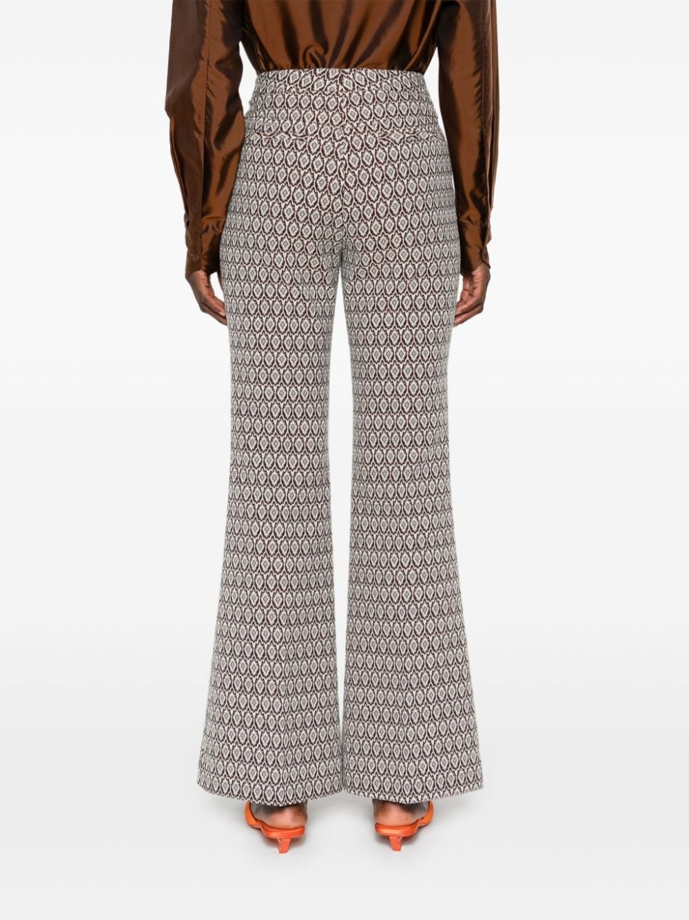 jacquard trousers - 4